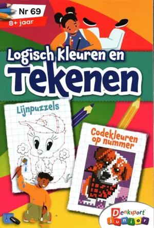 Denksport Junior Logisch Kleuren en Tekenen - 69 2026