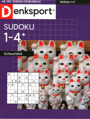 Denksport Sudoku Scheurblok - 149 2026