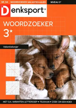 Denksport Woordzoeker Vakantiekanjer - 94 2026