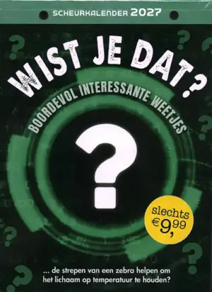 Wist je dat? Scheurkalender - 2027