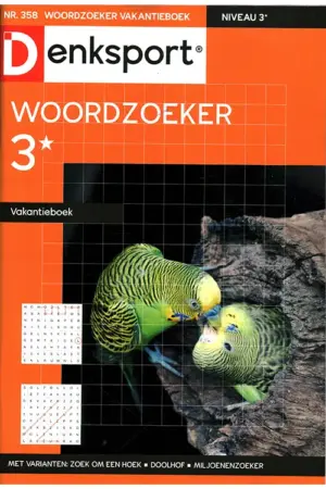 Denksport Woordzoeker Vakantieboek - 358 2026