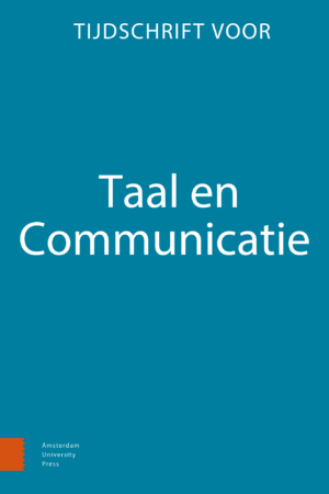 Tijdschrift voor Taal en Communicatie abonnement
