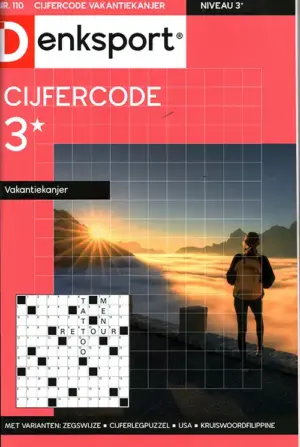Denksport Cijfercode Vakantiekanjer - 110 2026