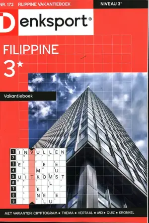 Denksport Filippine Vakantieboek - 3* 172 2026