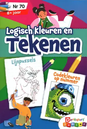 Denksport Junior Logisch Kleuren en Tekenen - 70 2026