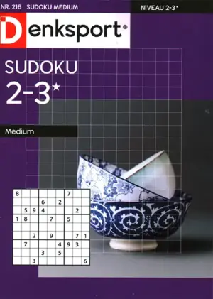 Denksport Sudoku Medium - 216 2026