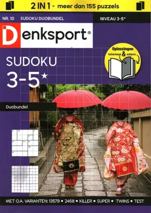 Denksport Sudoku Duobundel - 10 2026