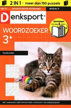 Denksport Woordzoeker Duobundel - 3* - 10 2026